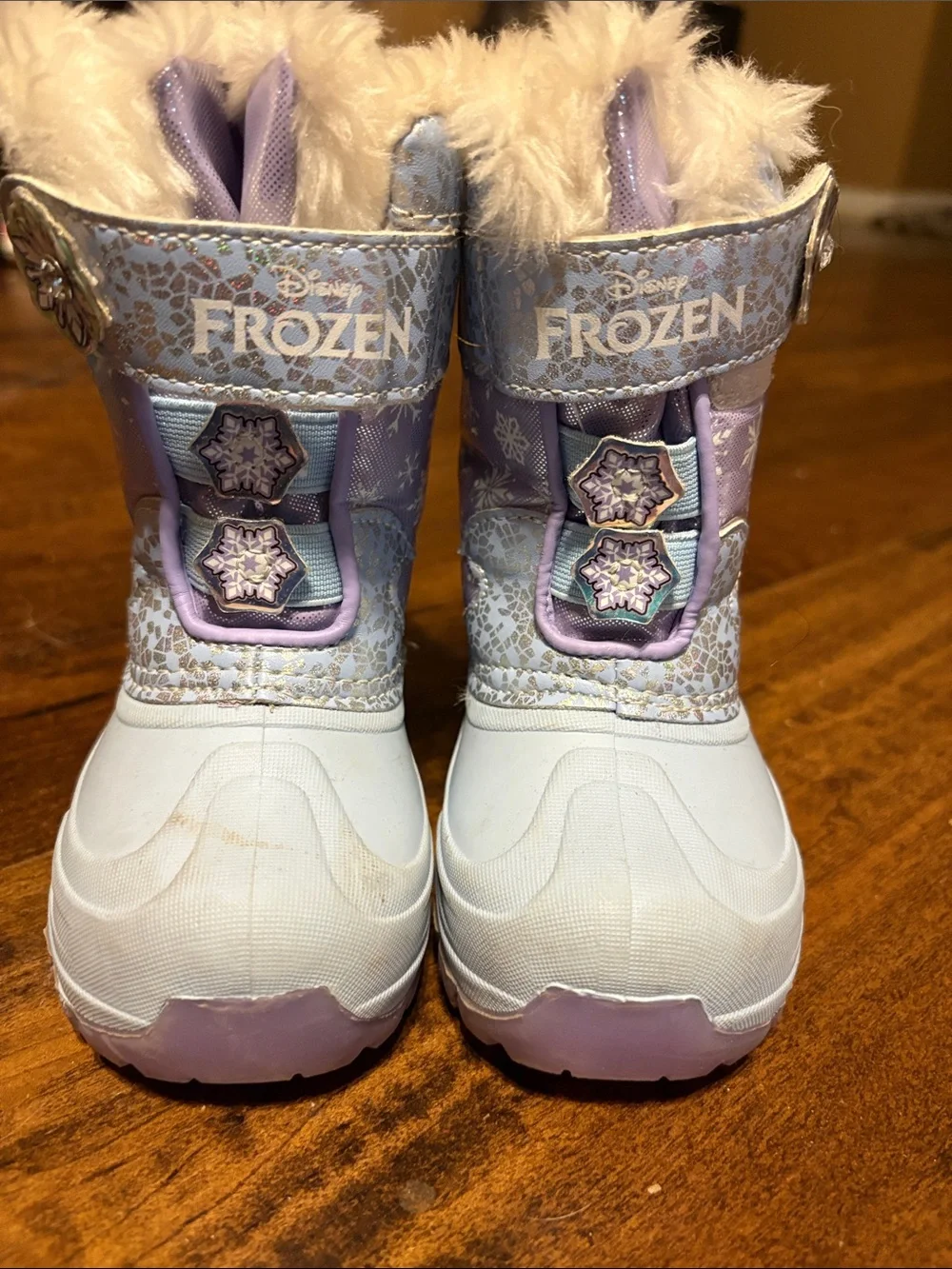 Disney Frozen Light Up Snow Boots Anna/Elsa Toddler 7